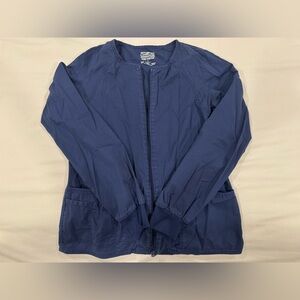 Cherokee Navy Scrub Jacket